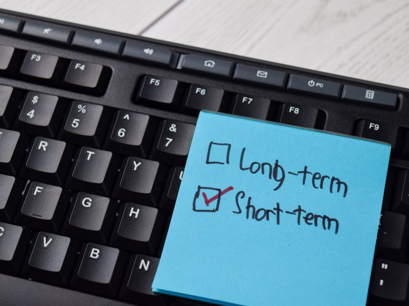 Short Term Focus in&nbsp;Business